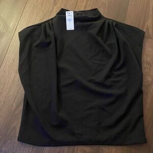 Express Black short sleeve blouse
